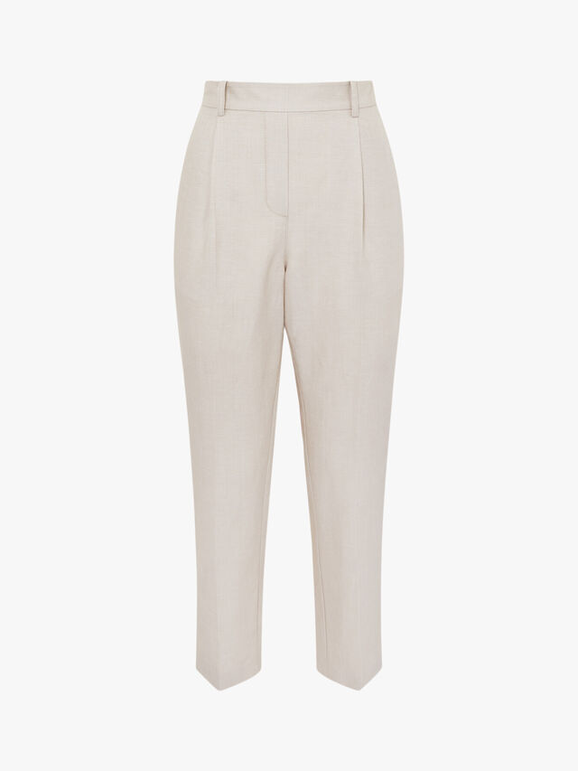 Shae Taper Tapered Linen Trousers
